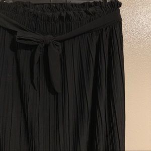Black maxi skirt